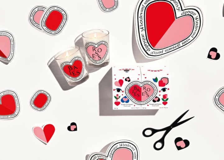 Diptyque Valentine's Day candle duo 