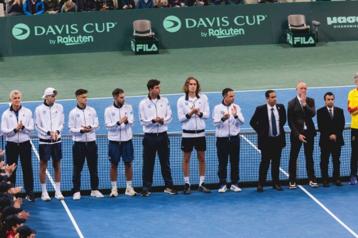 Dipnosofistirion xorigos davis cup 2023 tennis