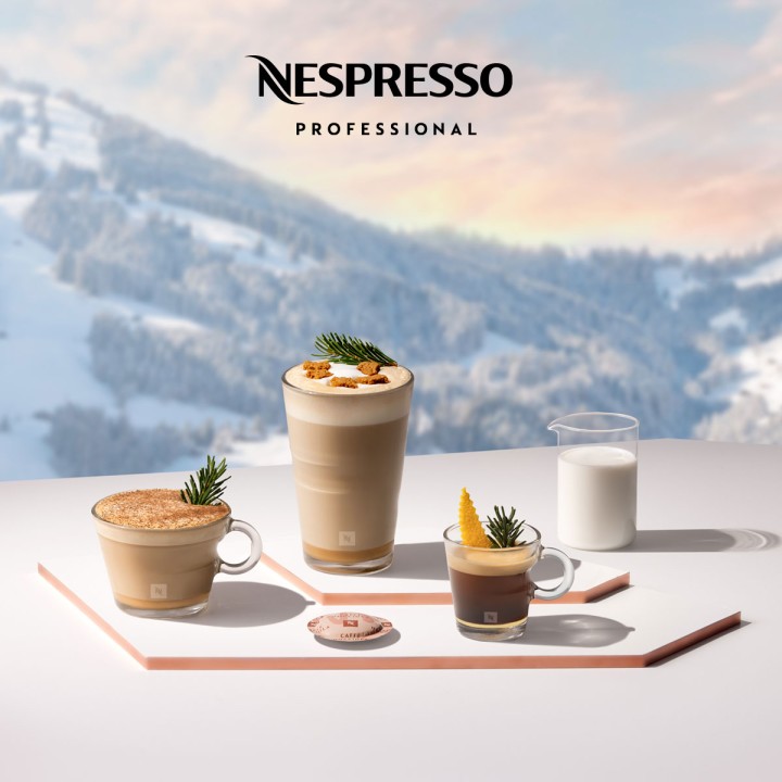 Nespresso Professional xristougenna sto flitzani me to neo caffe nocciola 