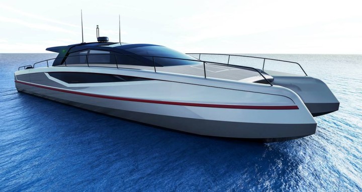 Infiniti Yachts launch innovative 60ft foil-assisted Powercat
