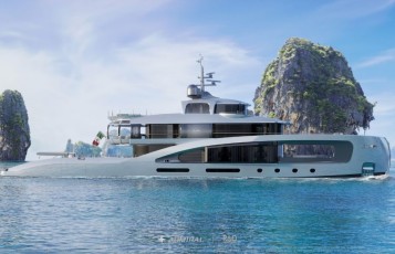 The Italian Sea Group full steam ahead with three new Admiral and Tecnomar concepts