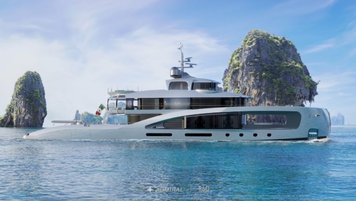 The Italian Sea Group full steam ahead with three new Admiral and Tecnomar concepts