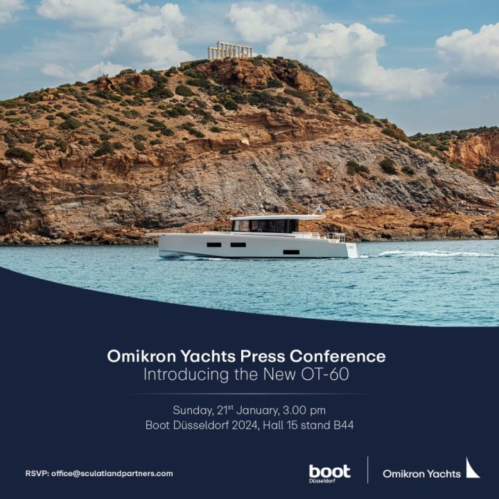 Omikron Yachts Press Conference Boot Düsseldorf 2024