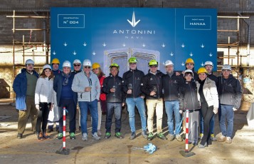 Antonini Navi: Celebrates the keel-laying of Explorer Yacht 32 M  