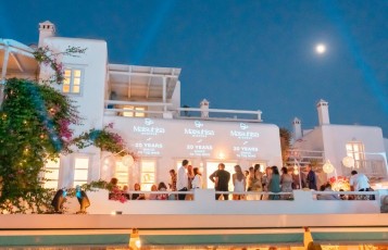 Opening Party gia tin synantisi Brands Danelian – Marianna Lemos – Kalopsia sto Belvedere Hotel Mykonos 