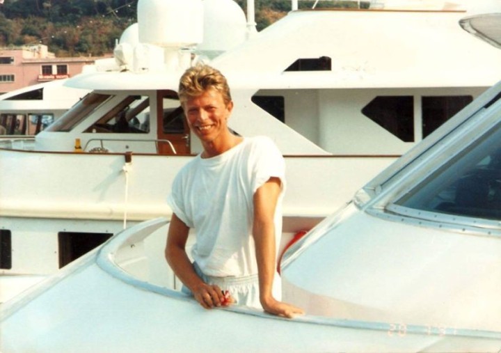 David Bowie onboard the Bentti El Caran year 1977