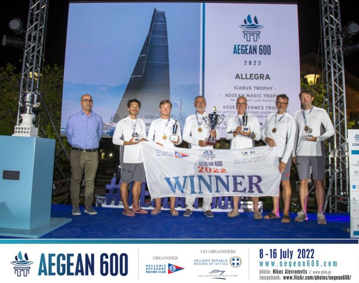 Podium finishers AEGEAN 600 3 4