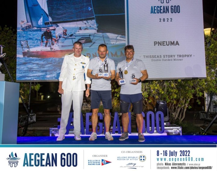 Podium finishers AEGEAN 600 5 2