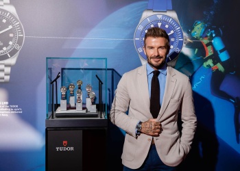 O David Beckham στην Αθήνα για τo νέο μοντέλο της TUDOR 