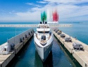 ISA GT 45m M/Y Aria SF Launching ceremony