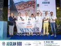 Podium finishers celebrated at the AEGEAN 600