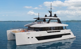 Tillberg Design of Sweden pulls back curtain on design of SilverCat 22M semi-custom power catamaran