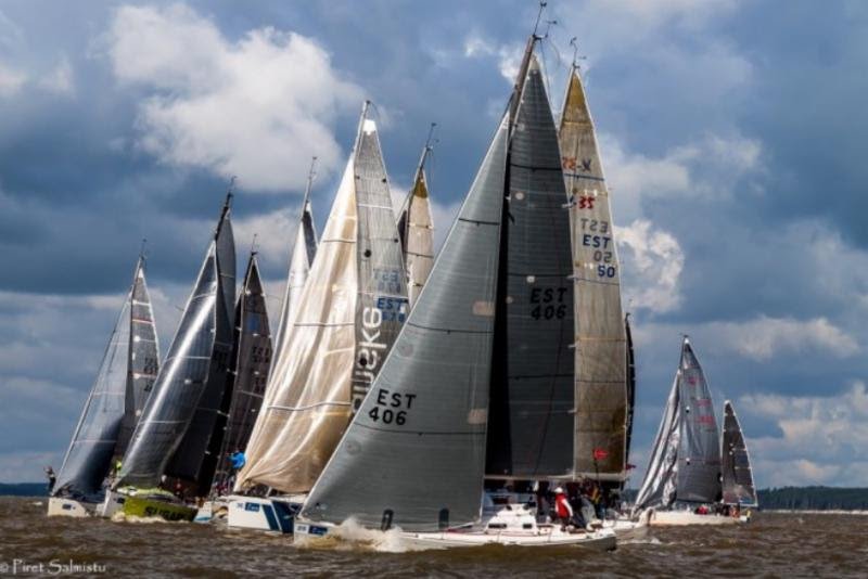 Start line action in the Danske Bank Estonian ORC Championship