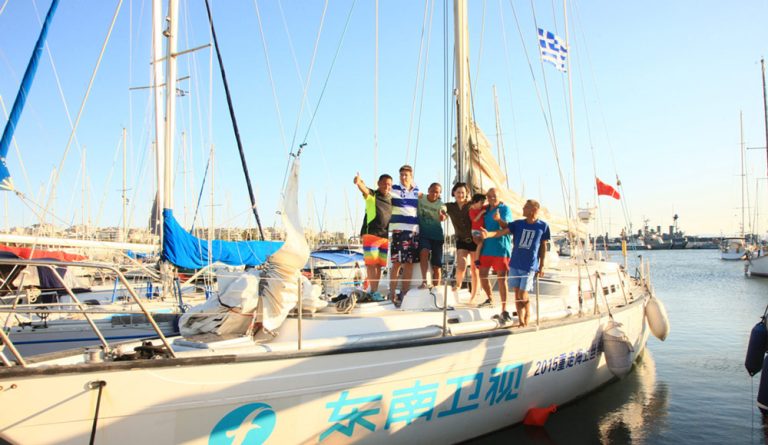 Γιορτή υποδοχής κινεζικής ιστιοπλοϊκής αποστολής με τον Ζhai Μo στο ΝΟΤΚ