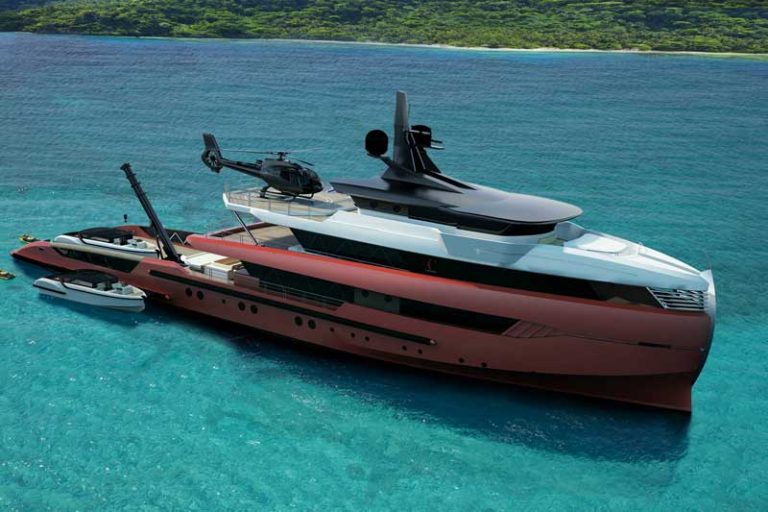 Columbus Yachts reveals new Tomahawk 52m explorer concept