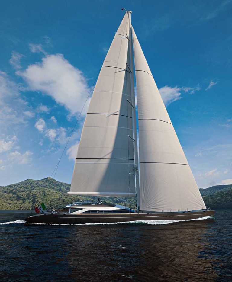 Perini Navi unveils plans for new 47m sailing yacht