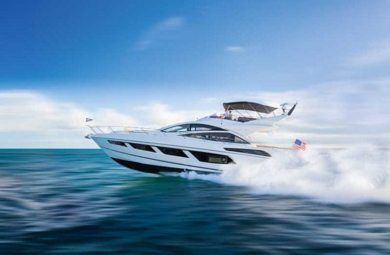 Sunseeker 68 Sport Yacht at London Boat Show