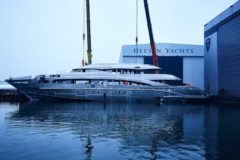 Project Ayla hull and superstructure joined together