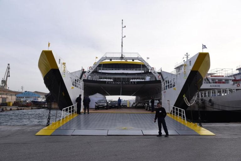 Εγκαίνια του νεότευκτου πλοίου «ΓΛΥΚΟΦΙΛΟΥΣΑ V»