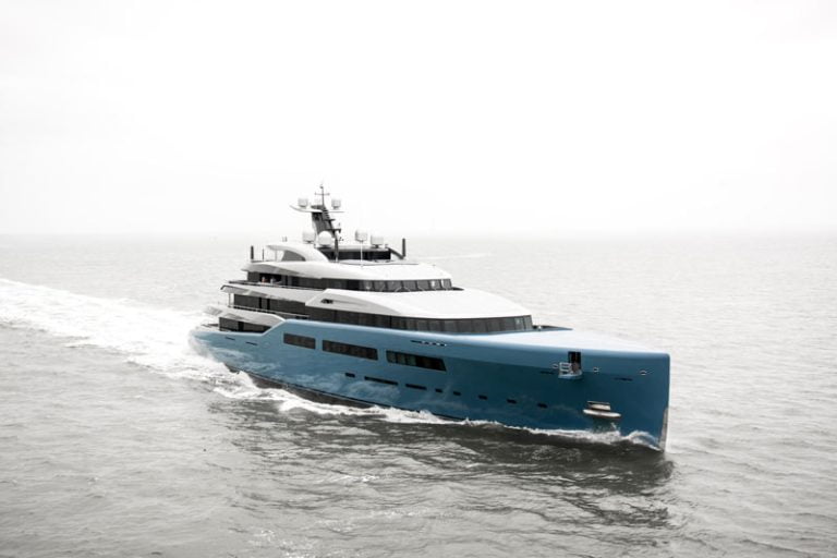 The largest yacht built by Abeking & Rasmussen
