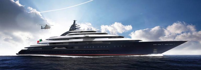 Nuvolari Lenard new details of 139m Redwood Project in build at Lurssen
