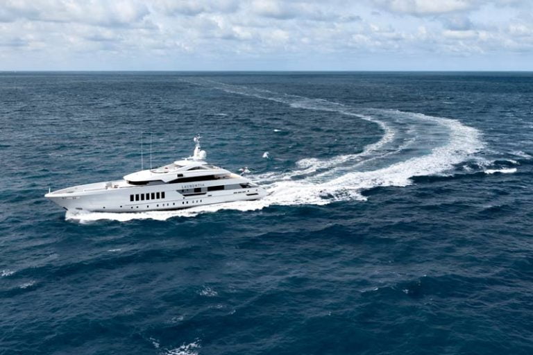 55m steel hulled Fast Displacement Laurentia is delivered