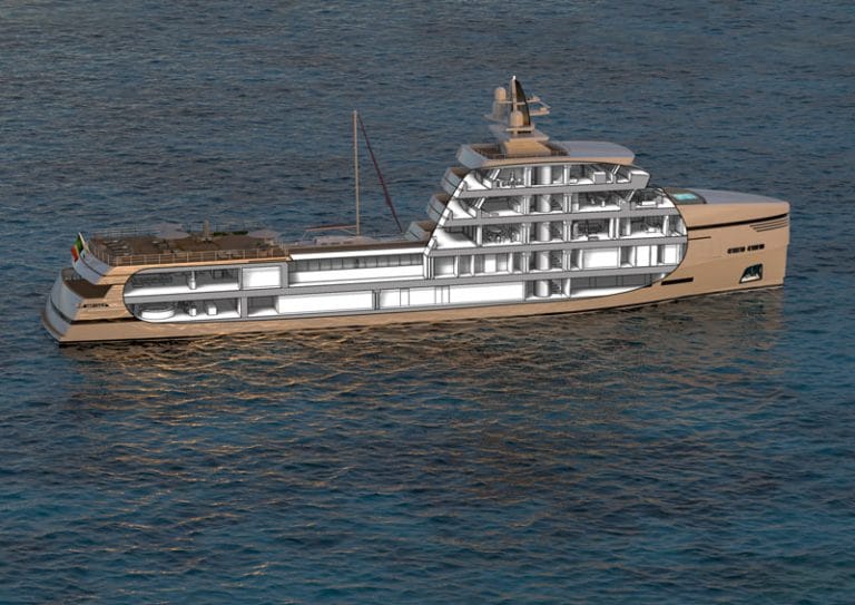 Tommaso Spadolini 85m for Rosetti Superyachts