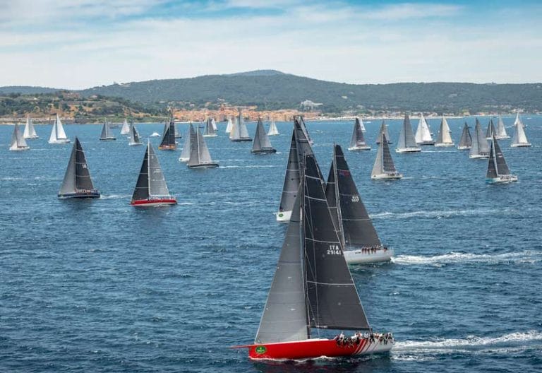 The Fleet Sets off on the Long Race at Rolex Giraglia 2018