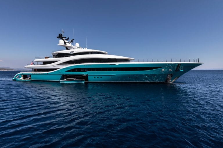 Turquoise Debuts 77m at the Monaco Yacht Show