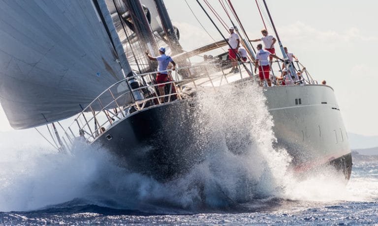 Perini yachts under sail to the seventh  Perini Navi Cup