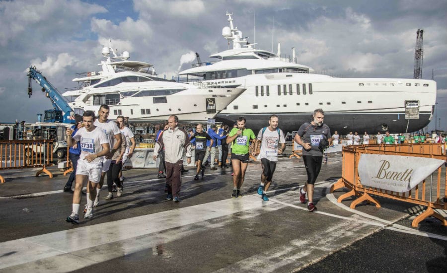 Livorno Half Marathon inside Benetti 4