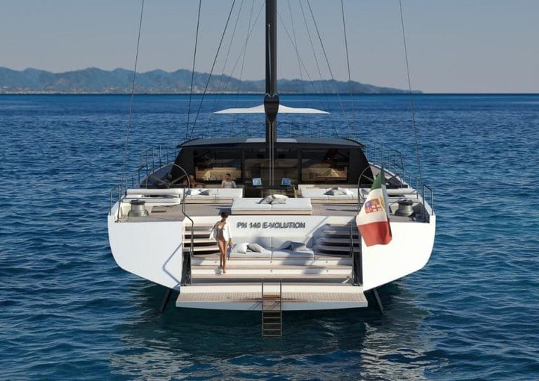 The second 42-meter E-volution by Perini Navi sold to Europe