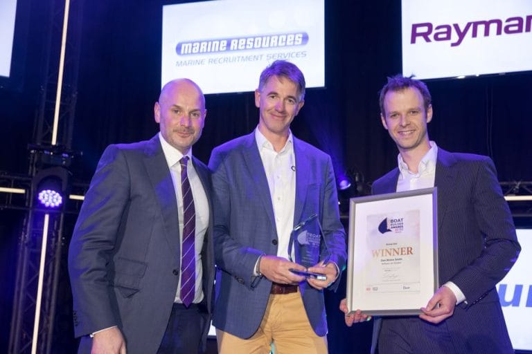 Williams won the “Rising star” award at the Boat Builder