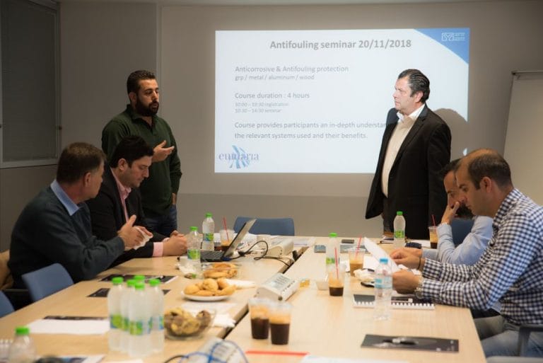 Σεμινάριο Antifouling της EUMARIA Yacht Paints σε συνεργασία με τη RINA Hellas