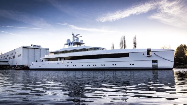 Noble 58m Najiba is launched by Feadship