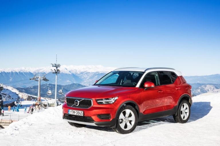 Το Volvo XC 40 σε υψόμετρο 1750 μέτρων