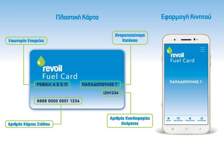 Νέα κάρτα στόλου REVOIL με mobile application