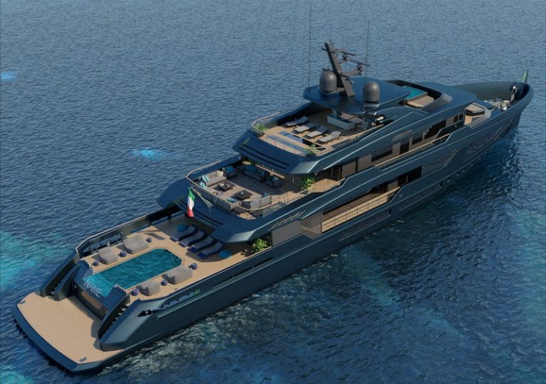 Mondomarine unveils new DISCOVERY 57 metre yacht