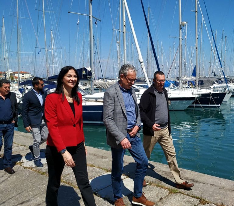 Aνάπτυξη του θαλάσσιου τουρισμού για την Λευκάδα βλέπει η Ελενα Κουντουρά