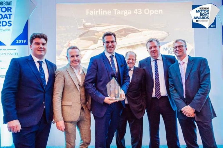 Fairline Yachts’ Targa 43 OPEN wins at Motor Boat Awards