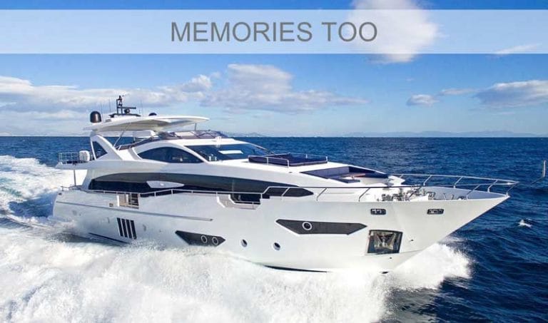 M/Y “Memories Too” Azimut Grande 30 available for sale