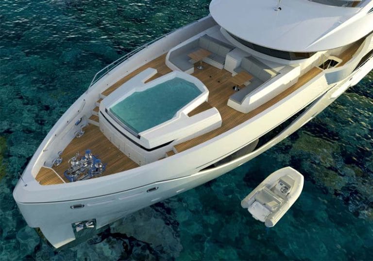 Sunseeker unveils designs for its radical 133 Yacht