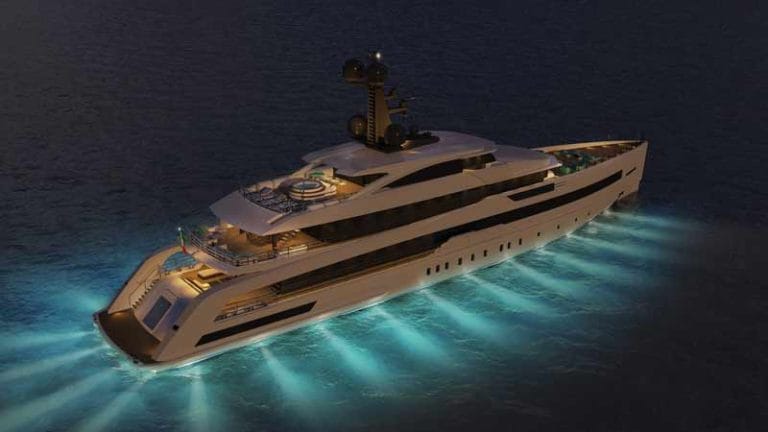 CRN unveils the concept of the new yacht M/Y 138
