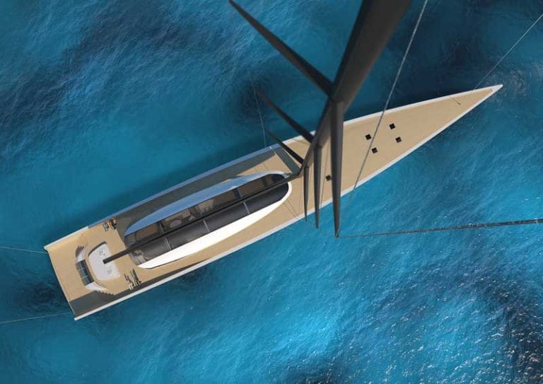 Philippe Briand SY200 superyacht concept delivers a true zero emissions sailing experience