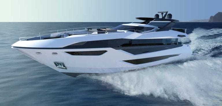 Breathtaking first pictures of Sunseeker’s new 100 Yacht