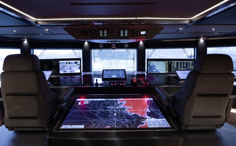 00 TEAM Italia head up display Sanlorenzo MY Attila