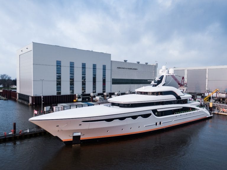 Abeking & Rasmussen´s 68m new built delivered perfectly in time
