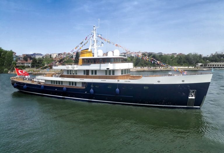 Turquoise Yachts has bid “Bon voyage” to Blue II