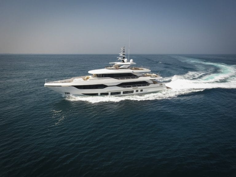 The new 37-meter Majesty 120 introduced by Gulf Craft