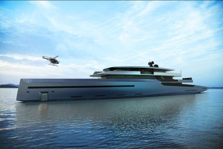 BYD Group unveiled new 75-meter superyacht concept Bravo 75